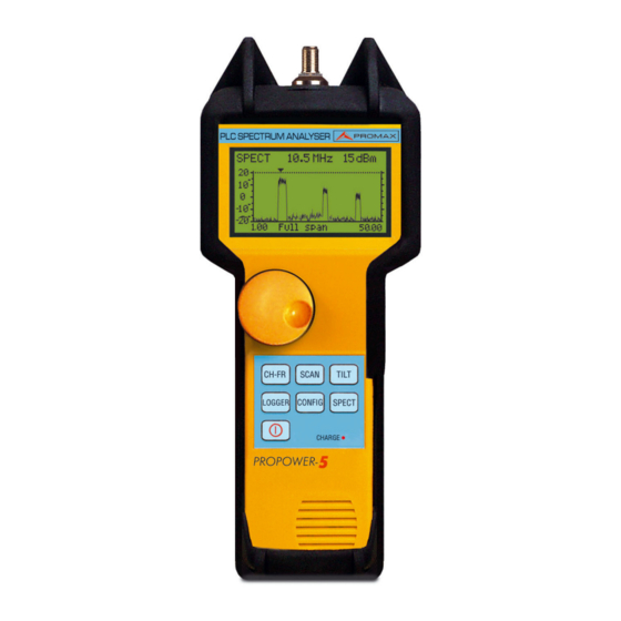 Promax PROPOWER - 5 User Manual