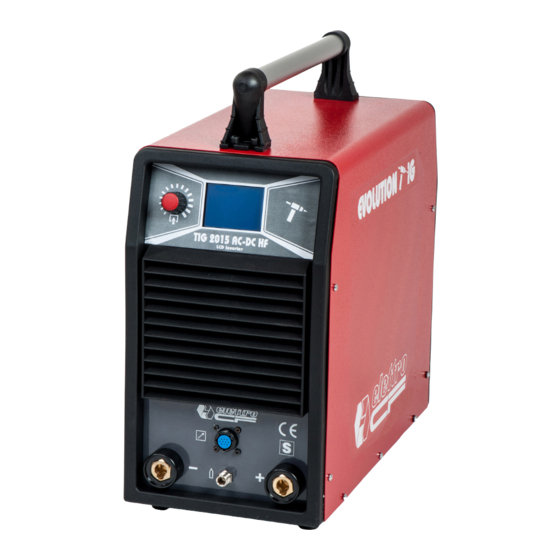 Elettro CF TIG 2015 DC-HF Manuals