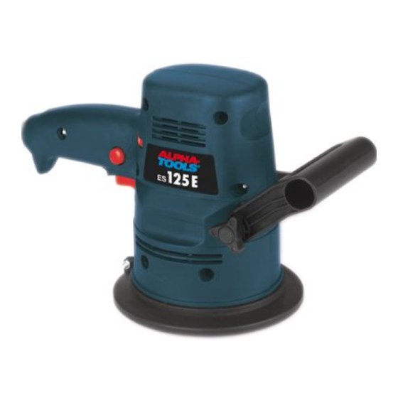 Alpha tools ES 125 E Operating Instructions Manual