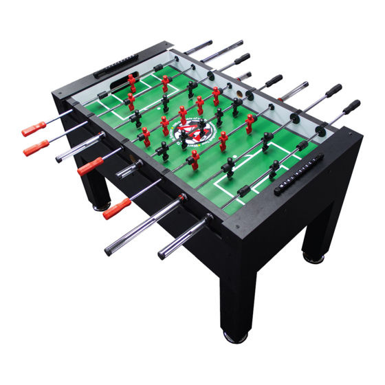 Warrior Table Soccer Warrior Pro Assembly Instructions Manual