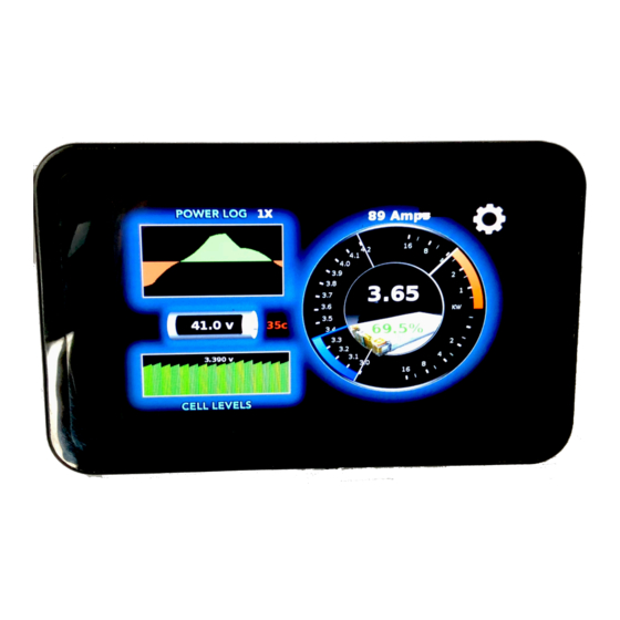 EVTV Battery Monitor Display User Manual