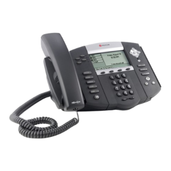 Polycom SoundPoint IP 550 Quick User Manual