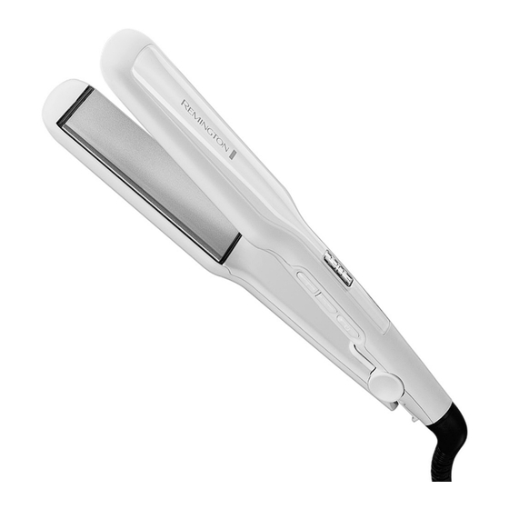 Remington Pro-Ceramic Extra Wide Straightener Manual
