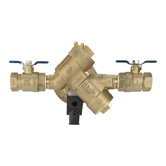 Watts FEBCO 825Y Series Instruction, Installation, Maintenance And Repair Manual