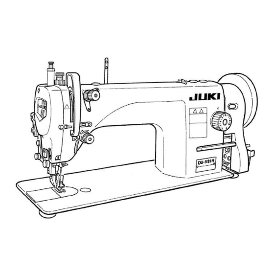 JUKI DU-1181N Instruction Manual