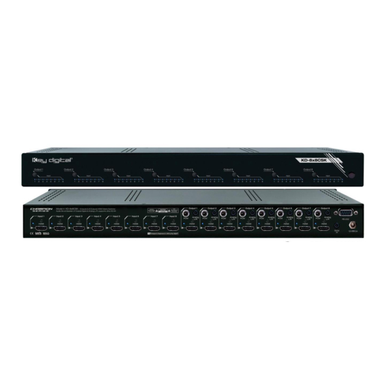 Key Digital KD-4x4CSK Operating Instructions Manual