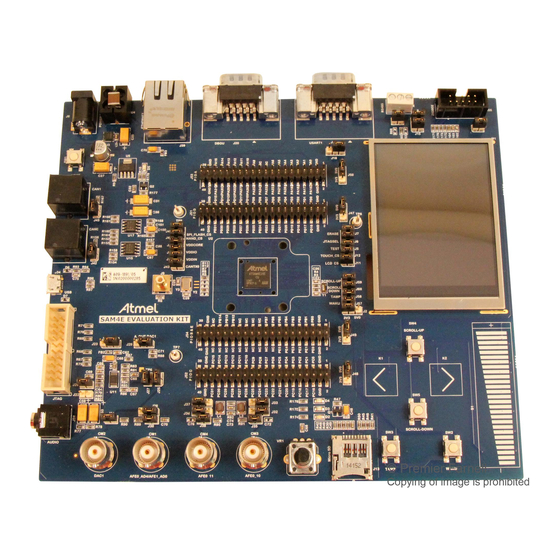Atmel SAM4E-EK User Manual