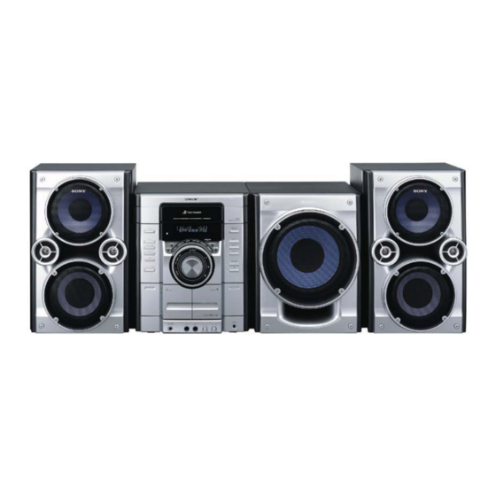 Sony RG475S Operating Instructions Manual
