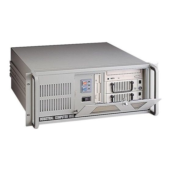 Advantech IPC-610F Manuals