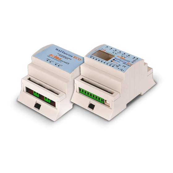 SOLAR controls WATTrouter ECO User Manual