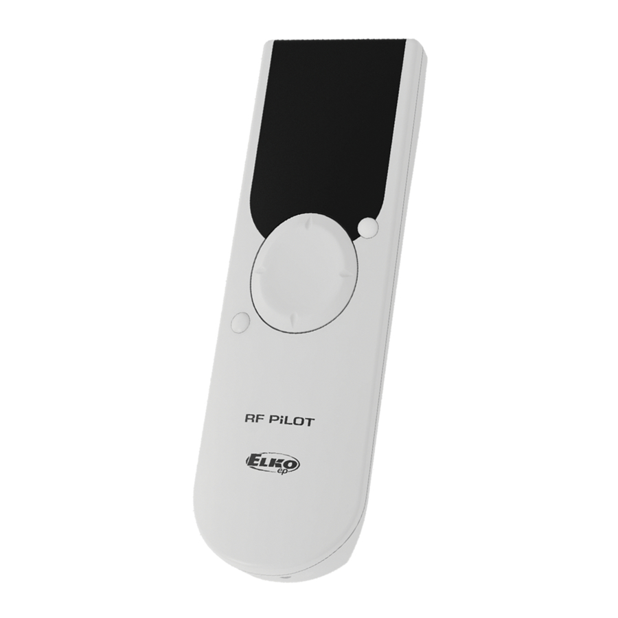 Elko RF PILOT User Manual