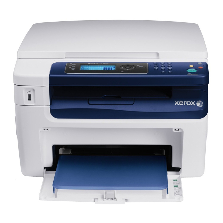 Xerox WorkCentre 3045 Quick Use Manual