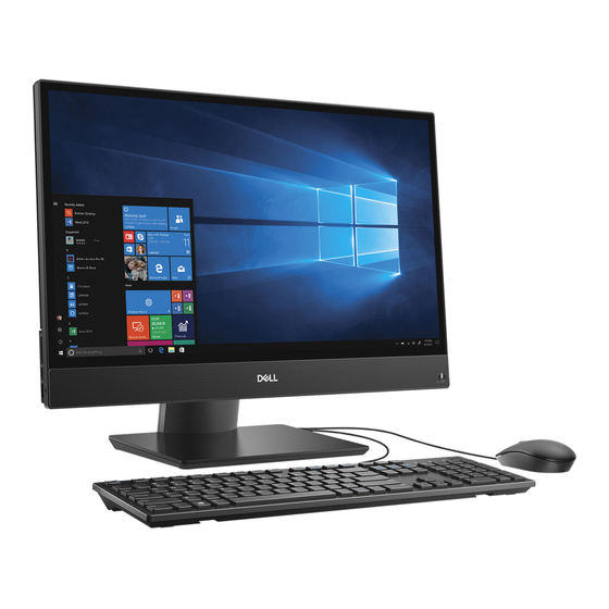 Dell OptiPlex 5260 All-in-One Setup And Specifications Manual