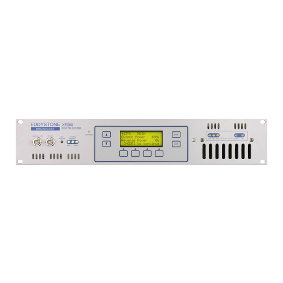 Eddystone Broadcast XE150 Series Installation And Operation Manual
