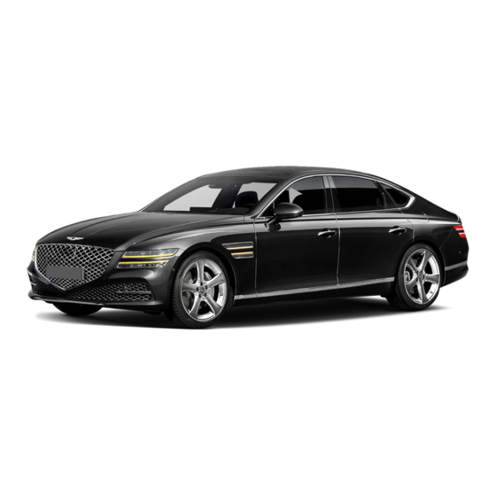 Genesis Electrified G80 Emergency Handbook Manual