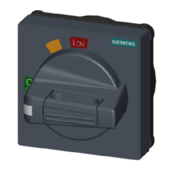 Siemens Sentron 8UD1900 GA00 Series Operating Instructions Manual