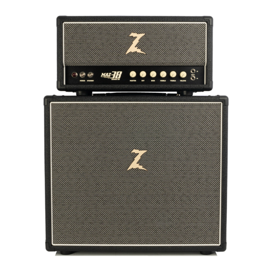DR. Z Amplification MAZ 38 Manual