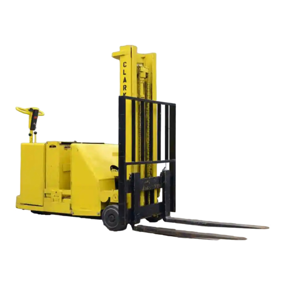 Clark POWRWORKER ST20B Operator Instructions Manual