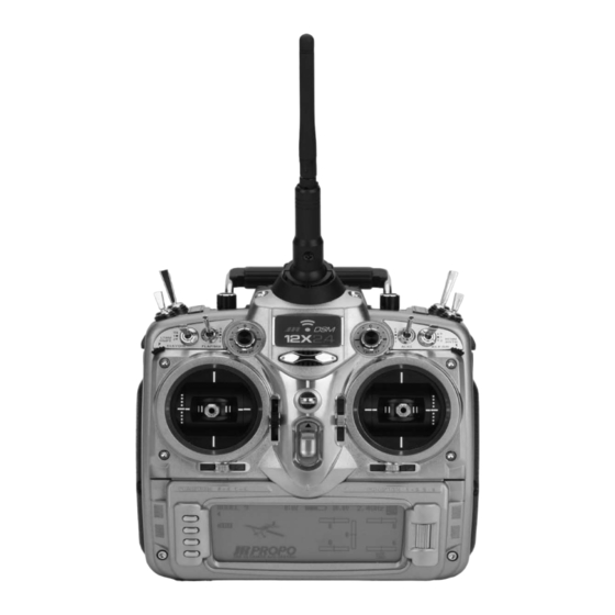 Horizon Hobby JR DSM 12X Remote Control Manuals