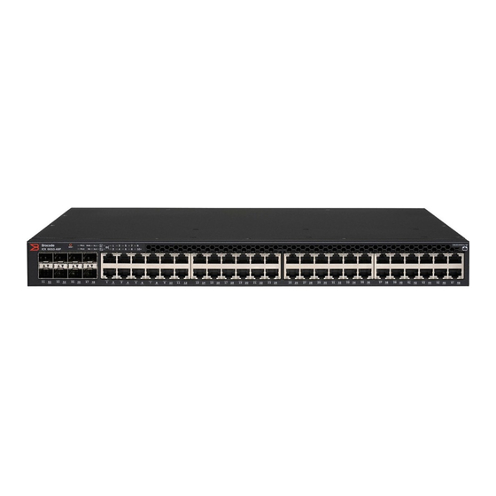 Brocade Communications Systems ICX 6610 Installation Manual