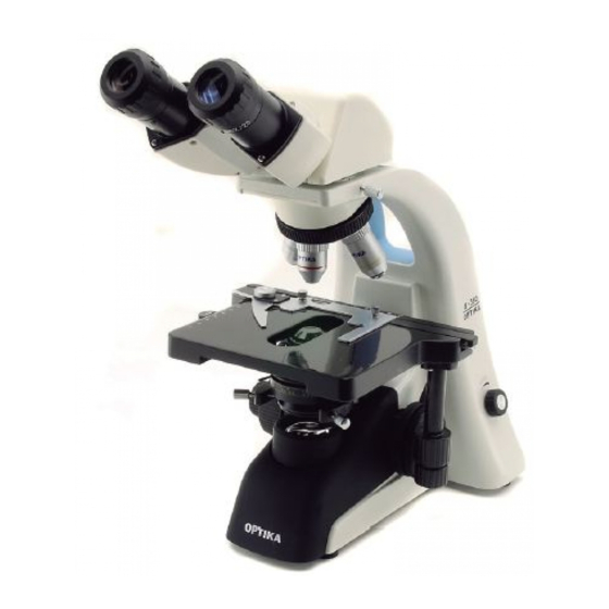 Optika B-350 Operation Manual