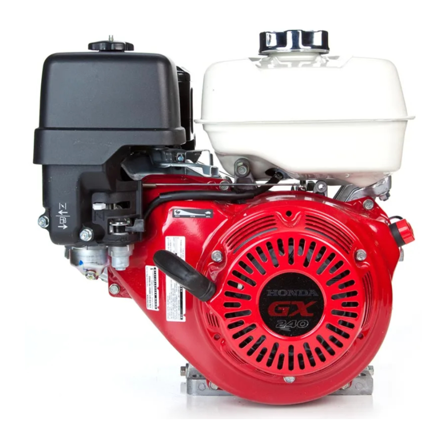 Honda GX240 Maintenance Instruction