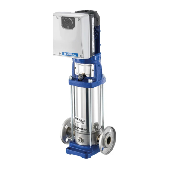 Xylem Lowara Smart Pump Series Quick Start Up Manual