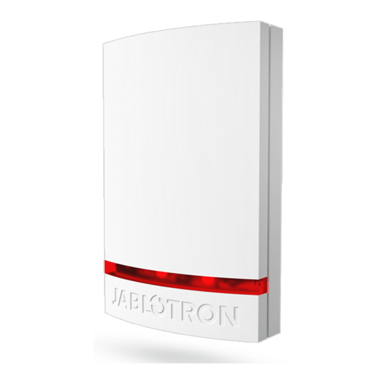 jablotron JA-151A Quick Start Manual