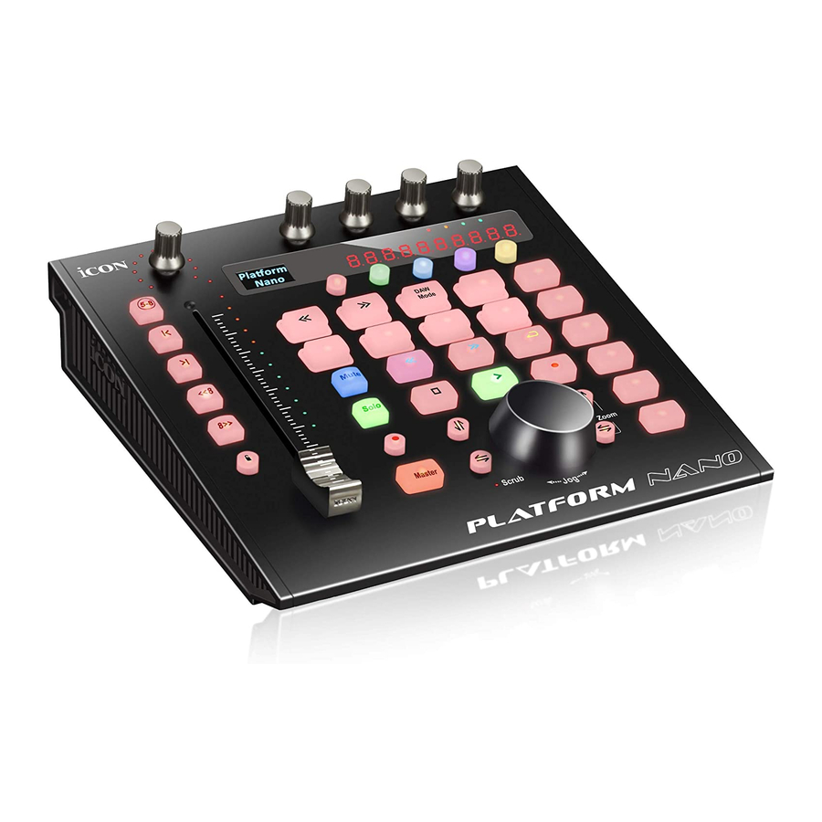 ICON ProAudio PlatformNano Air User Manual