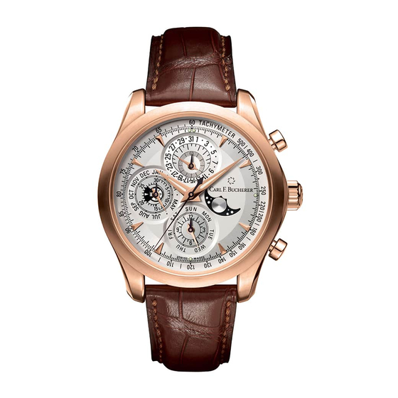 Carl F. Bucherer Manero Chronoperpetual Instruction