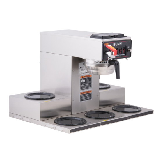 Bunn CRTF5-35 Installation & Operating Manual