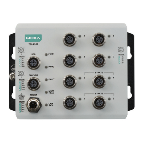 Moxa Technologies TN-4900 Series Quick Installation Manual