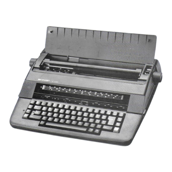 Sharp PA-3100S Manuals