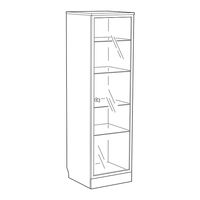 IKEA ASPVIK GLASS-DOOR CABINET 20X69