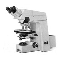Zeiss Axioplan Universal microscope Operating Instructions Manual