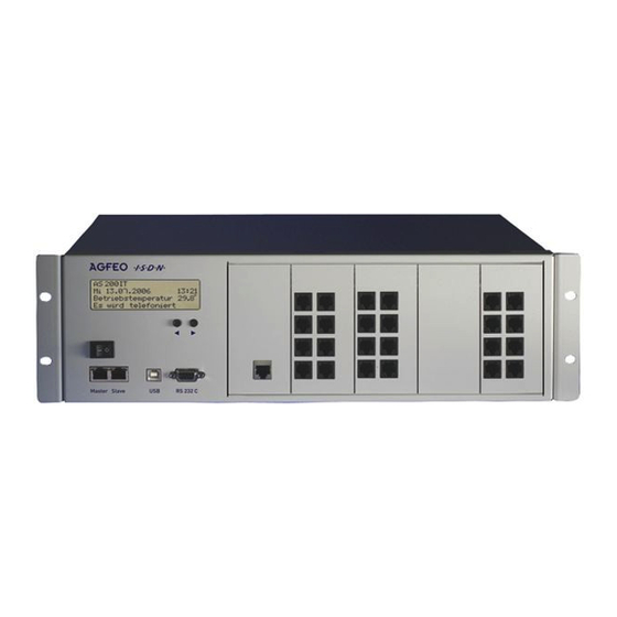 AGFEO AS 200 IT Installation Manual