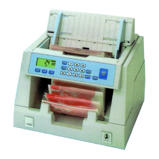 DeLaRue 1600 User Manual