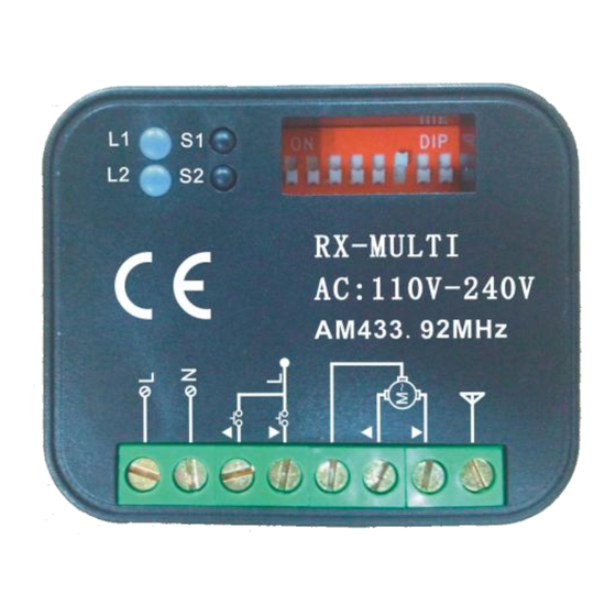 HR Matic RX MULTI Manual