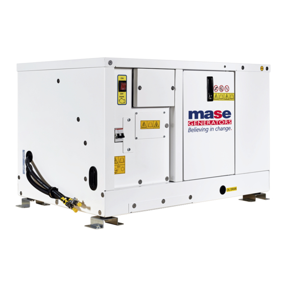Mase Generators Voyager 6020 Auto Use And Maintenance Manual