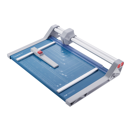 Dahle  550 Operating Instructions Manual