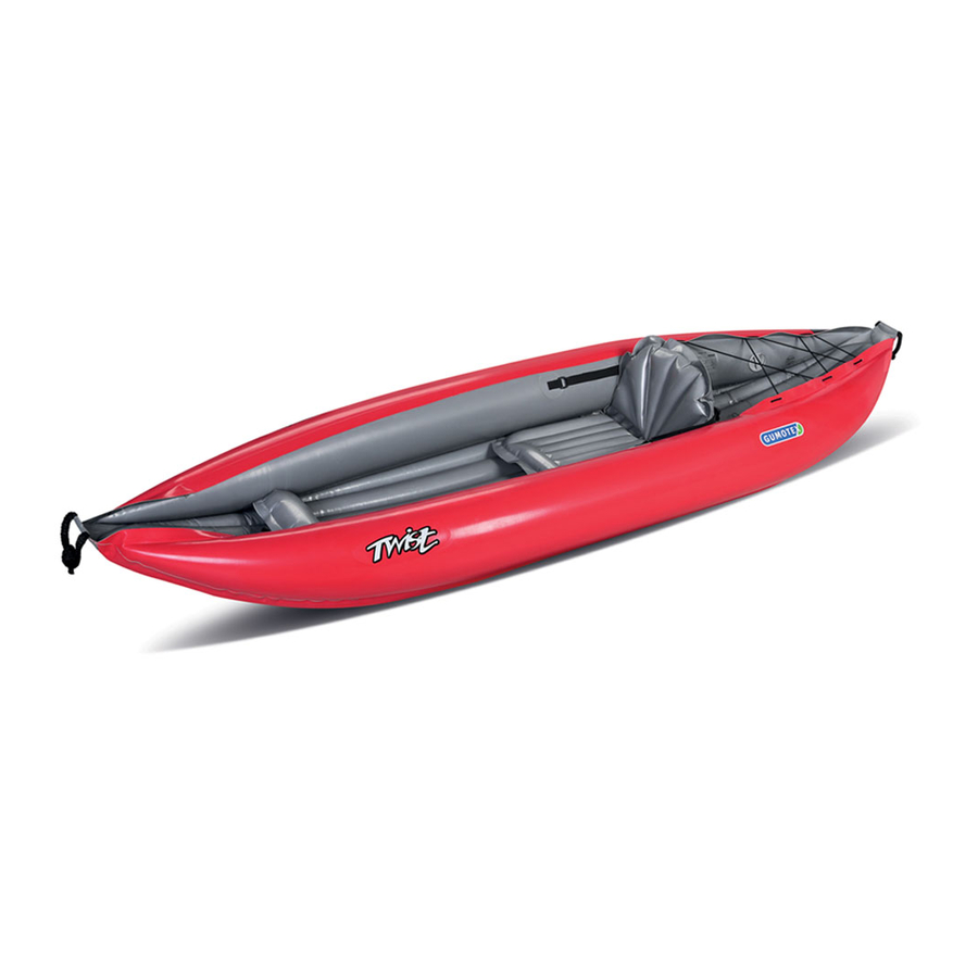 Gumotex Kayak TWIST 1 Owner's Manual