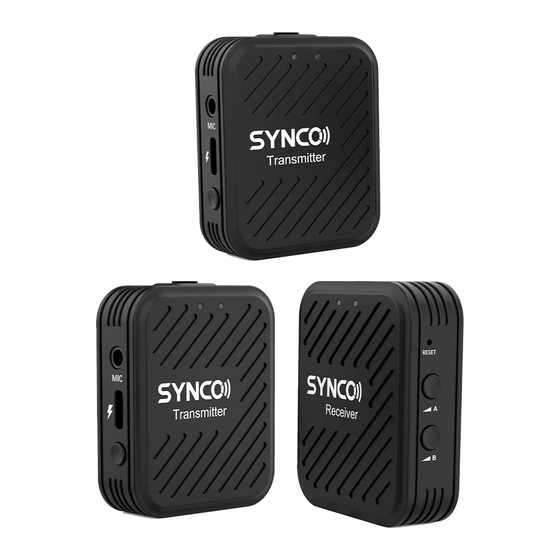 Synco G1(A2) User Manual