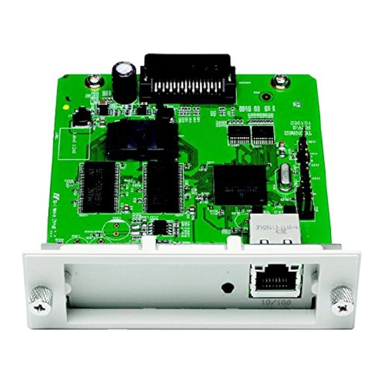 Epson EpsonNet 10/100 Base Tx Int. 5e Manual