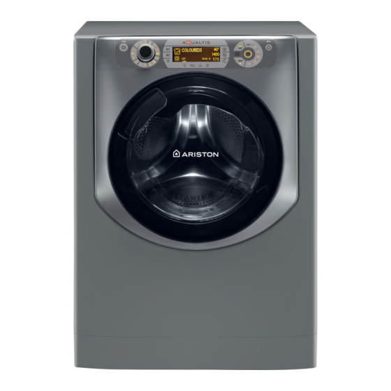 Ariston AQUALTIS AQD1070D 497 X Instructions For Installation And Use Manual