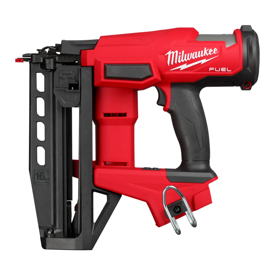 Milwaukee M18 FUEL 3020-20 - 16GA STRAIGHT FINISH NAILER Manual