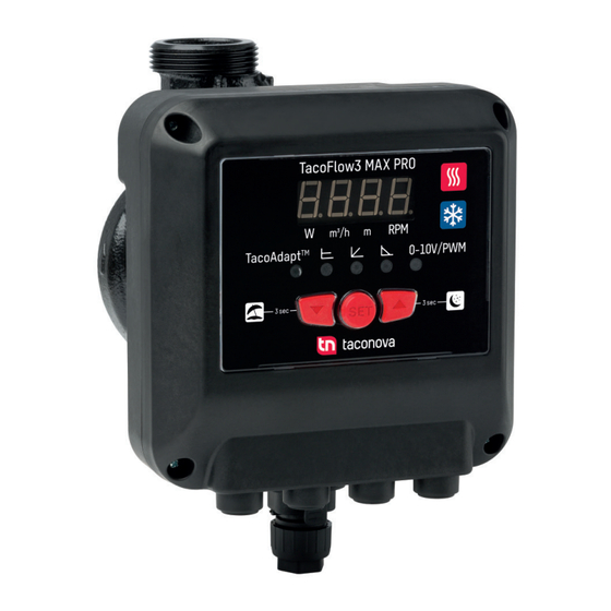 Taconova TACOFLOW3 MAX Quick Manual
