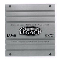American LEGACY LA660 Owner's Manual