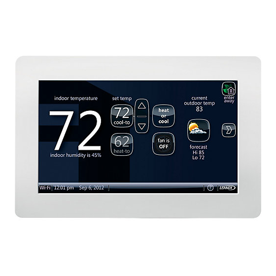 Lennox iComfort Wi-Fi® Thermostat Owner's Manual