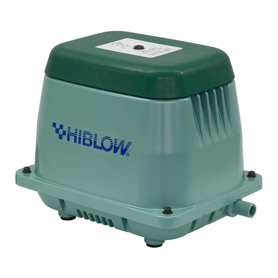 HIBLOW HP-10 Maintenance Manual