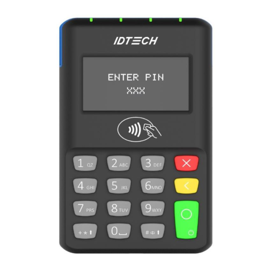 IDTECH ViVOpay VP3600 User Manual
